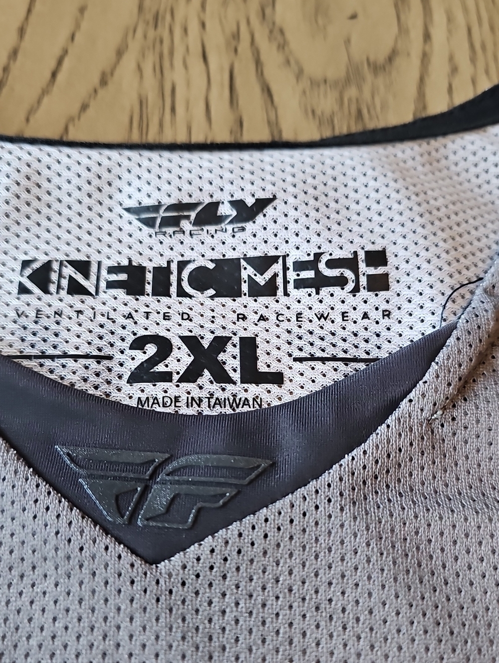 Men's Grey Mesh Dirtbike Jersey - Picture 2 of 7
